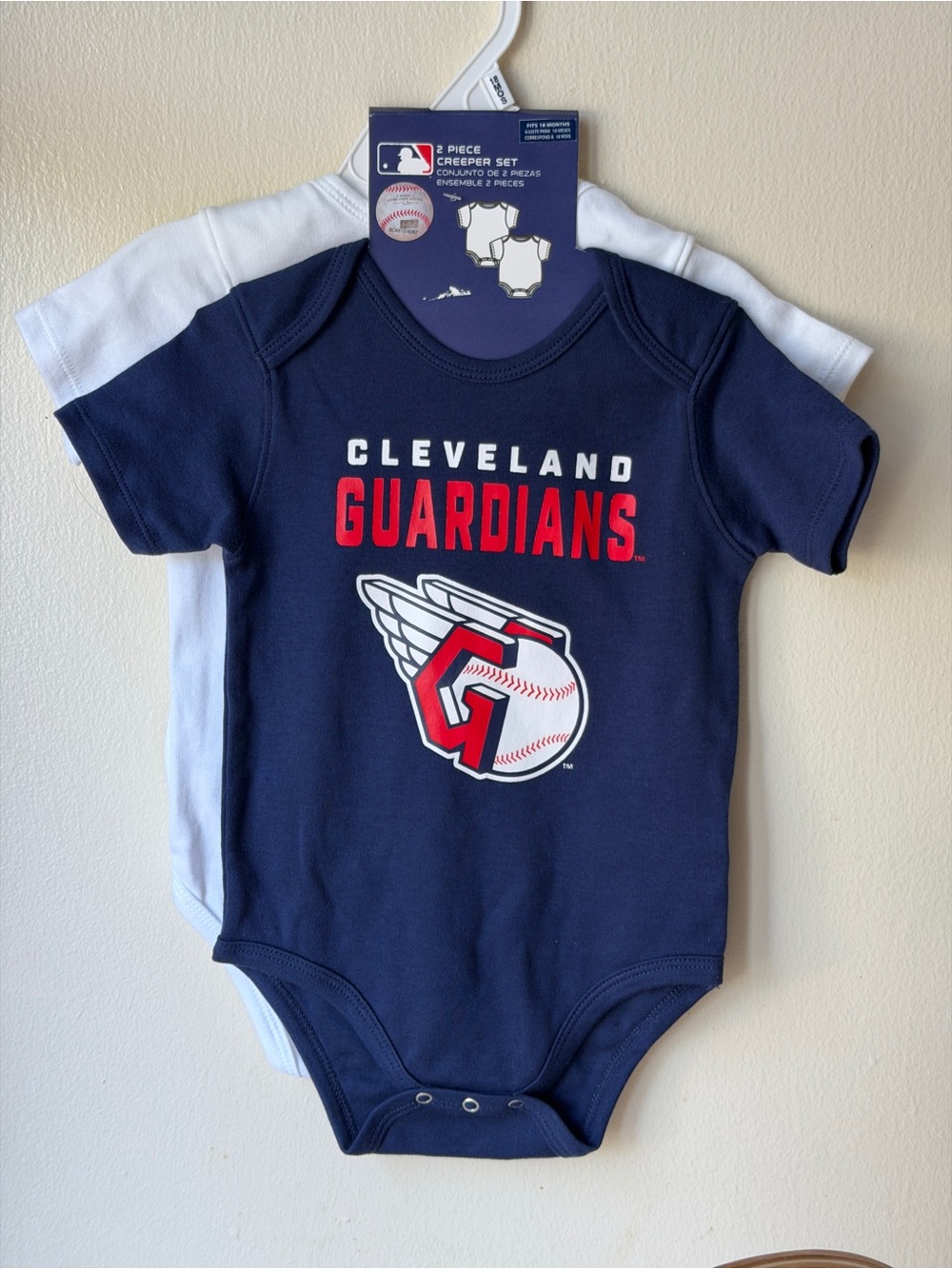 Official Cleveland Guardians 18m Onesies